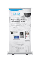 Roll Up Banner TURM Lösung 1000 x 2000 mm
