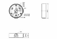 TURM Anschlussbox für kleine Dome Kameras zur Wand-...