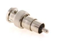 Adapter Stecker BNC-Stecker auf Cinch-Stecker