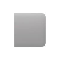 Ajax SideButton (1-gang/2-way) Seitliche Taste für...