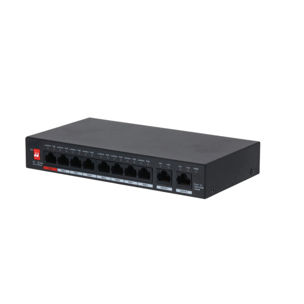 TURM PoE 2.0 Switch |Unmanaged |  8 x RJ - 45 | Gigabit