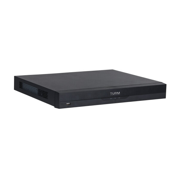 TURM IP Professional NVR | 32 MP | 8 Kanal | bis 384 Mbps | 8x PoE | AI | SMD