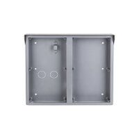 Einbaurahmen Aufputz mit Regenschutz für multiple 2...