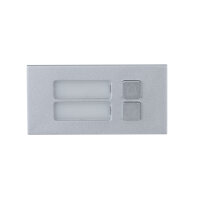 IP Video Türsprechanlage 2-Tasten Modul für die...