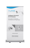 Roll Up Banner TURM Video 1000 x 2000 mm