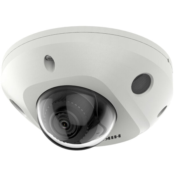 Hikvision 4 MP AcuSense EXIR Mini Dome Network Camera, 2.8mm, mit Mikrofon