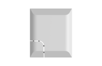 Ajax MotionProtect Halterung Bewegungsmelder Weiß...