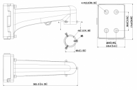 TURM Wandhalterung für alle Dome Kameras mit...