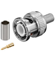 100 Stk. BNC Stecker Set für Videoüberwachung,...